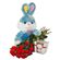 My bunny!. Great combination of cuddle toy, sweet chocolates and magnificent flowers!. Antalya